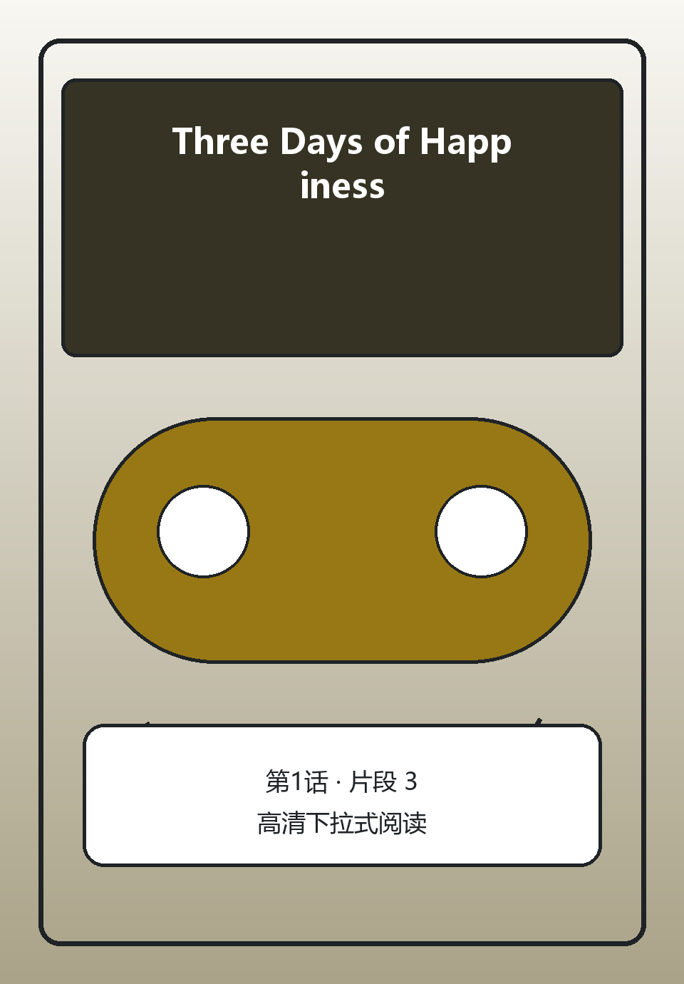 Three Days of Happiness第1话第3页